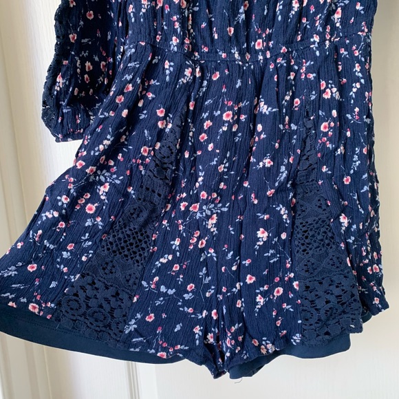 Xilaration Off Shoulder Romper Shorts - Picture 6 of 7